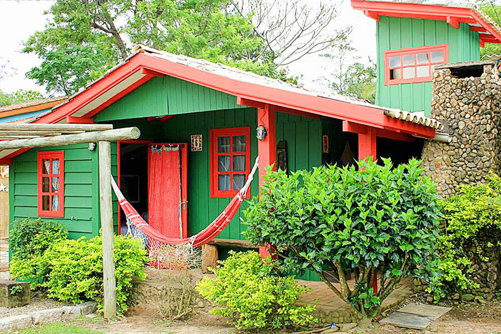 Pousada Cacau Praia do Rosa Bagian luar foto